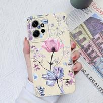 Gėlių dėklai, skirti Xiaomi Redmi Note 12 11 10 9 8 7 Pro Max Galinis dangtelis Mielas avokado minkštas silikoninis fotoaparato apsauginis telefono fondas Redmi Coques Redmi Note 11S 5G medžio rudos spalvos