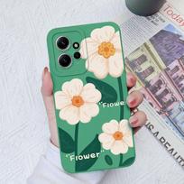Gėlių dėklai, skirti Xiaomi Redmi Note 12 11 10 9 8 7 Pro Max Galinis dangtelis Mielas avokado minkštas silikoninis fotoaparato apsauginis telefono fondas Redmi Coques Redmi Note 8 yale mėlyna spalva