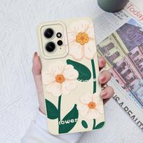 Gėlių dėklai, skirti Xiaomi Redmi Note 12 11 10 9 8 7 Pro Max Galinis dangtelis Mielas avokado minkštas silikoninis fotoaparato apsauginis telefono fondas Redmi Coques Redmi Note 8 Pro geltonai oranžinės spalvos