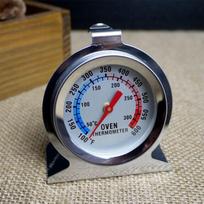 1 vnt. orkaitės termometras nerūdijančio plieno orkaitės termometras, pagrindo tipas, virtuvės gaminimas kepsninėje kepimui 50-300°C/100-600°F sidabras