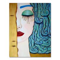 Classic Artist Gustav Klimt Kiss Tear Abstract Oil Paintings on Canvas Posters and Prints Cuadros Wall Pictures For Living Room 20x30cm