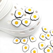1-30 vnt Kepti kiaušiniai PVC Batų Charms Kawaii Batų Priedai 1pc