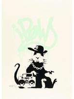 Banksy gatvės grafiti juodai balti meno kūriniai drobės tapyba Šiaurės šalių abstrakčios sienos meno nuotraukos gyvenamojo kambario namų dekoravimui Cuadros 21x30cm No Frame