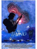 Klasikinis siaubo filmas Daiktas Plakatai Spausdinti drobės paveikslas John Carpenter Sieninis paveikslas miegamojo namų dekoravimui 21x30cm No Frame