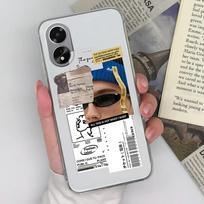 Telefono dėklas, skirtas OPPO Reno10 Realme C53 Narzo N53 A38 A79 A98 dangtelis Madingas berniukas mergaitės telefono krepšys minkštas silikonas, atsparus smūgiams matinis skaidrus, skirtas OPPO apvalkalui Oppo A2 5G