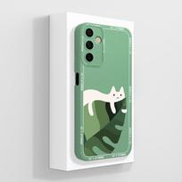 Telefono dėklas skirtas Samsung Galaxy A15 A 15 4G 5G dangtelis Prabangus mados dizainas matinis juodas kvadratas Aukštos kokybės minkštas skystas silikoninis apvalkalas, skirtas Samsung buferiui Samsung A15