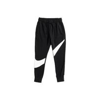 Nike Big Swoosh Megztos Tiesios Kelnės Sportui Vyriškos Juodos Baltos AR3087-010 XL black
