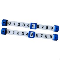 2 Pieces Foosball Scoreboard 10 Numbers Football Game Scoring Unit for Standard Tables Style C