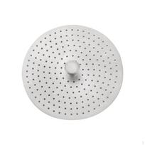 Espresso Coffee Pressure Tamper, Flat Bottom Press Tool, Tamper for Machines, 53mm white