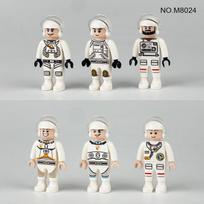 Kosmoso Astronautas Statybiniai Blokiniai Astronautų Statybiniai Žaislai
