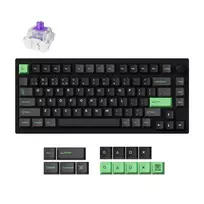 Klaviatūra Keychron Lemokey P1 Magnetinė Hall Effect (Juoda) - Gateron Double-Rail Magnetic Nebula Switches
