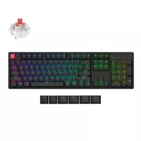 Klaviatūra Keychron K10 QMK (Juoda) - Keychron Super Red Switches