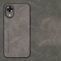 Sheepskin Leather Soft Case For Realme 15 15T C85 C67 C63 C61 14 OPPO A6X A98 A79 A54 A40 A78 A74 A94 A5 5G Reno 15F 13 13F 14F Luxury Matte Cover Realme XT pilka spalva