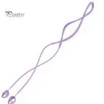Ausinių kaklo virvelė, nesipainiojanti nuo kritimo, silikono be jutimo, nešiojamasis ausinių kaklo dirželis, skirtas Samsung Galaxy Buds 2 Pro A violetinė