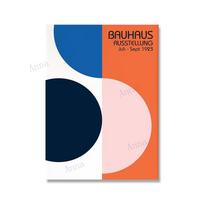Bauhaus muziejaus paroda Plakatai ir spaudiniai Galerija Sienų meno nuotraukos Herberto Bayerio meno drobės tapyba svetainės dekoravimui 21x30cm No Framed