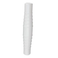Pool Hose Connector Coupling for 1-1/4 Inch and 1-1/2 Inch Filter Pump Hoses 2 PACK white