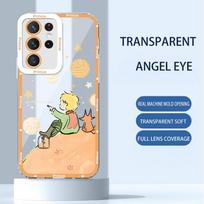 Samsung M11 Angel Eye mobiliojo telefono dėklas su Mažuoju princu, Mažuoju lapeliu, Anime personažais, Skaidraus dizaino ir Mielu Ultra stiliumi. Samsung A32 4G