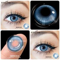 EYESHARE 1 pora Helovino lęšiai Spalvoti kontaktiniai lęšiai akims Violetiniai Cosplay akių lęšiai Daugiaspalviai lęšiai Mėlyni akių lęšiai Metiniai