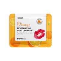Orange Moisturizing Lip Mask Hydrates and Reduces Lip Lines 8g*5pcs