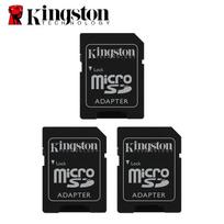 Kingston SD adapteris Micro SD kortelės į SD kortelės adapteris, TF kortelės Micro SDHC į SD SDHC adapteris Veikia su atminties kortelėmis senesniems fotoaparatams, medicinos prietaisams SD Adapter（3 PCS）