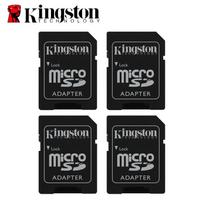 Kingston SD adapteris Micro SD kortelės į SD kortelės adapteris, TF kortelės Micro SDHC į SD SDHC adapteris Veikia su atminties kortelėmis senesniems fotoaparatams, medicinos prietaisams SD Adapter（4 PCS）