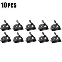 Universalūs Reguliuojami Daugiafunkciai Lipnūs Kabelių Laikikliai Laidų Spaustukai Laido Laikikliai Stalo Kabelių Tvarkymas Namų Biuras Automobilis 10pcs Black