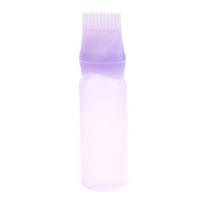 1 vnt. 120 ml plastikinis plaukų aliejaus aplikatorius buteliukas kirpyklų šampūnas buteliukas plaukų dažai užpildomas buteliukas plaukų dažymo formavimo įrankiai violetinė
