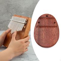 8 klavišų kalimbos pagrindo keičiamos detalės, lengva naudoti, muzikos instrumentų reikmenys, praktiška 62x60mm brown