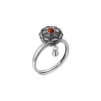 New Design Retro Six-Character Mantra Spinner Ring Simple Creative Chinese Buddhist Ring For Women Adjustable Rings 02