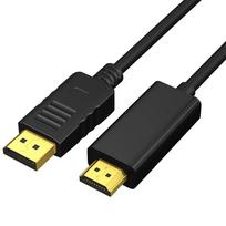 4K DisplayPort į HDMI suderinamas laidas DP į HDMI adapteris 1,8 m Display Port garso ir vaizdo adapteris HDTV projektoriui monitoriui PC nešiojamam kompiuteriui