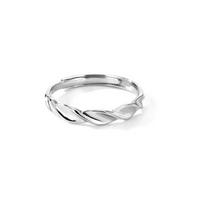 Shining Galaxy Couple Ring Light Luxury ins Niche Design Diamond Ring Valentine's Day 520 Gift for Male Girlfriend Meaning white