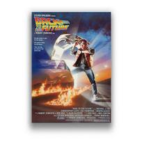 Classic Movie Back To The Future Car Posters Art Painting Canvas Poster Printing Picture Modern Home Decoration Paints No Frame 21*30cm No Frame
