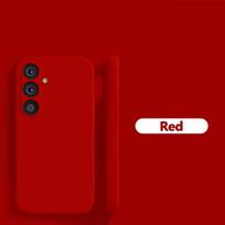 Dėl Dėl Samsung A54 5G Dėklas Prabangus Skysto Silikono Kameros Objektyvo Apsauga Minkštas Galinis Dangtelis Dėl Samsung Galaxy A54 A 54 5G Telefono Dėklai A54 5G raudona