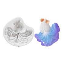 Koi žuvies raktų pakabuko forma Epoksidinės dervos pakabuko formos 3D auksinės žuvelės silikoninės formos raktų pakabukų gamybos reikmenys 3