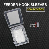 300pcs/box Carp Fishing Accessories Feeder Hook Sleeve Small-Bore Sleeve To Fit With Feeder Hook 6 8 10 12 For Fishing Tackle