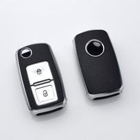 2 mygtukų automobilio rakto dėklas dangtelis korpusas raktų pakabukas VW Volkswagen MK4 Bora Golf 4 5 6 Jetta Passat Polo Bora Touran Skoda Seat priedai