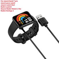 Įkroviklio laidas Xiaomi Mi Band 7 Pro Įkrovimo laidas Redmi watch 2 Xiaomi Poco Watch Redmi Watch 3 USB įkroviklio adapteris 1m