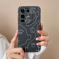 Cases For Infinix Note 50 50X 50S Pro Plus 4G 5G Popular Line Patterns Square Liquid Silicone Lens Protection Anti Drop Shell For Infinix Housing Capa Infinix Note 50 4G