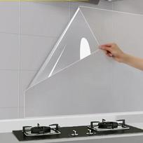 Sienos apsauginė plėvelė virtuvės alyvai atspari sieniniai lipdukai krosnelės spintelė Karščiui atsparus lipnus tapetas vandeniui atsparus dekoras 40cm*2m-1PC balta
