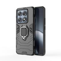 Hibridinis šarvuotas dėklas Xiaomi 14T Pro 14 Ultra 14 Pro Mi 13T 13 Pro 12T Pro 12 12X 11T Mi11 Ultra 10T Pro su stovu, apsauginis dangtelis For Xiaomi 14T Pro juoda