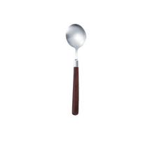 Vintage Wooden Handle Soup Porridge Restaurant Hot Pot Cooking Spoon Round spoon