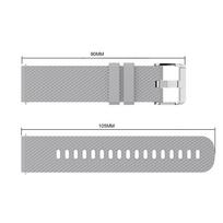 20 mm geometrinis silikoninis laikrodžio dirželis Garmin Forerunner 645 245 245M 165 išmaniajam laikrodžiui, apyrankė Garmin Vivoactive 5 3 20mm width strap pilka spalva