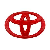 ABS Automobilio Vairaračio Centro Emblemos Lipdukas Priedai TRD Toyota Crown Reiz Corolla Prada Alphard Yaris Camry GT86 raudona