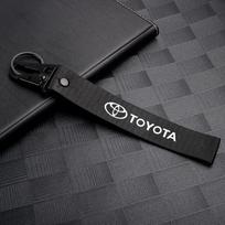 Metalinis nailoninis automobilio raktų pakabukas, raktų dirželis, automobilių aksesuarai Toyota Corolla Yaris TRD Auris RAV4 Land Cruiser Camry Highlander Vitz