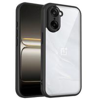 Skaidrus silikoninis dėklas OnePlus One plus Nord CE5 CE4 CE3 CE2 CE 5 4 3 2 Lite telefonams, PC galinė dalis, TPU bamperis, smūgiams atsparus telefono dangtelis OnePlus Nord CE4 Lite juoda