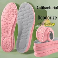 Xin Yang Dao Ultra-Soft Anti-Pain Shock-Absorbing Insoles for Military and Sports - Cloud-Like Comfort, Sweat Absorption, Deodorizing. 35-36 (Cuttable)
