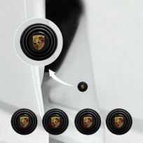 Automobilio durų amortizatoriaus pagalvėlė Smūgiams atspari pagalvėlė Porsche Cayenne Panamera Macan Boxster 911 Carrera-GT 928 944 918-Spyder 968 2Pcs gray