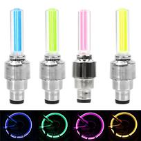 Motociklo RGB šviesos Rato stebulės dekoratyvinė aplinkos lemputė LED Automobilio padangos ventilio dangtelio lemputė Purvo duobės motociklas Keturratis Lenktyninio automobilio priedai 1pcs žalia
