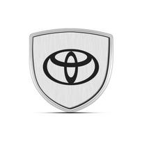 1 vnt. 3D metalinis automobilio durų skydo emblema automobilio kėbulo ženklelis lipdukas stilius Toyota TRD Camry Corolla Yaris Chr Auris Avensis T25 toyota balta