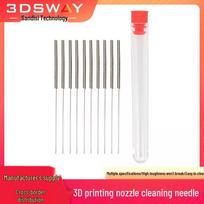 3D Printer Cleaning Kit: Mk8 Nozzle & e3d V6 Hot End Drill Bits, Steel Needles 0.2mm Cleaning Needle (10 pcs per box)